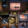 Electric Motorised / Manual Pull-Down Projector Screen 60-100 inch Home Cinema