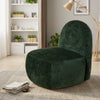 Swivel Accent Chair Chenille Armchair Padded Seat Bedroom 360° Revolving Chairs