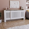 Arlington Radiator Cover White Traditional Modern Cabinet Wood Grill Furniture