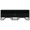 TV Cabinet Black 122x34x41 Engineered Wood K2V2