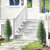 Artificial Cypress Trees with PE Leaves for Indoor Outdoor Set of 2