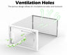 12 x Stackable Foldable Boxes Trainers Organiser Clear Plastic Shoe Storage Box