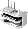 Media Shelf Floating Wall Mount Sky Box Game Console TV DVD Player White Shelve