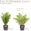 Artificial Areca Palm Tree Natural Looking Faux Plant in Pot 2ft 3ft 4ft 5ft 6ft