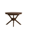 Large Walnut Round to Oval Extendable Dining Table - Seats 4 - 6 - Karie KAE004
