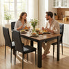 Mondeer Dining Table and Chairs Set 4 for Kitchen Home dining Room 120x80x75cm