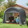 3 x 3(m) Garden Storage Tent, Heavy Duty Outdoor Shed, Grey
