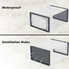 12 x Stackable Foldable Boxes Trainers Organiser Clear Plastic Shoe Storage Box