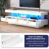 Modern 160 cm High Gloss TV Stand Cabinet with LED Lights for 55 / 65 Inch TV