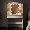 Dressing Table With Mirror Storage Makeup Desk Vanity Table Led Lights Bedroom