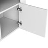 120cm White High Gloss TV Table Stand Entertainment Cabinet Unit with LED Light