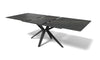 Modulax Haku Black Ceramic Electric Extending Dining Table 160x100cm RRP £4500