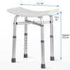 Shower Chair with 2 holes of Shower Head Holder 350 lb Capacity Slip Resistant