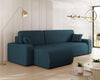 Corner Sofa Bed Universal Corner Side PIANO L CORDUROY Storage Springs Cushions