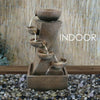 Water Feature Outdoor Indoor LED Fountain Waterfall Garden Decor (Cascading)