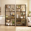 6 Tier Storage Shelves, Free Standing Book Shelf for Study, Living Room
