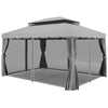 3 x 4m Aluminium Gazebo Marquee Canopy Pavilion Patio Party Tent