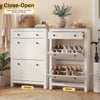 3 Drawers Shoes Cabinet Storage Shoe Rack Wooden Stand Cupboard Unit Organiser