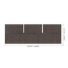Felt Roofing Shingles Brown Asphalt Shingle Tile Slate Shed Roof Covering 2.61㎡