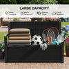 Garden Storage Bench with Padlock 265L - Outdoor Patio Storage Chest Container