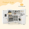 Kids Corner Kitchen Playset Wooden Cooking Toy Toddlers Play Kitchen Pretend