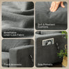 3 Seater Corner Sofa Bed w/ Storage Convertible Pull Out Sofa Bed