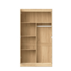 Modern Large Wooden 2 Door Wardrobe with Hanging Rails Bedroom Storage Furniture