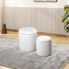Small Footstool Ottoman Shoe Changing Stool Padded Foot Rest Entryway Livingroom