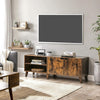 Industrial Rustic TV Cabinet Media Stand Unit w/ 2 Doors & 2 Adjustable Shelves