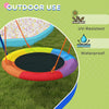Kids Swing Set, Nest Swing Seat with A-Frame Structure for Outdoor Use