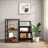 Record Player Stand with 3-Tier Vinyl Record Storage Holds Up to 200 Albums