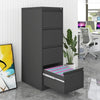 4 Drawer Heavy Duty Metal Filing Cabinet with Lock for F4/A4 Document Storage