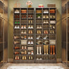 Tribesigns 30-Pair Shoe Cabinet for Entryway Wood Shoe Storage Organizer 10-Tier