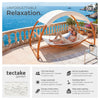 Hammock Garden Swing Chair 2 Person Hanging Seat Lounger Sun Canopy Washable