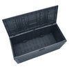 340L Lockable Garden Cushion Box Shed Outdoor Storage Chest Plastic Waterproof