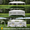 3m x 6m Pop Up Gazebo Party Tent Canopy Marquee with Storage Bag White