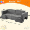 Kids Play Couch 8PCS Toddler Couch Modular Kids Play Couch Sofa for Playroom🔥