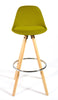 Bar Stools Kitchen Breakfast Chairs Dining Modern Wooden Velvet | Set of 2