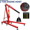 2 Ton Hydraulic Folding Engine Crane Hoist Lift Stand Lifting Garage Workshop UK