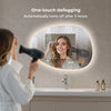 Illuminated Bathroom Mirror with LED Lights Wall Mounted Demister Touch Sensor