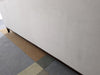 Dusk Chesterfield Stone Matte Velvet & Ash Wood Quilted 3 Seater Sofa RRP £899