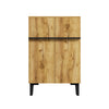 Modern Wood Shoe Cabinet with 2 Doors & Adjustable Shelves 95x60x34.5cm