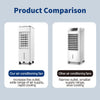 Portable Evaporative Air Cooler,3 in 1 Air Cooler/Fan/Humidifier Air Conditioner