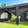 3 x 6m Pop Up Gazebo Height Adjustable Party Tent w/ Storage Bag Grey