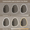 Illuminated Bathroom Mirror with LED Lights Wall Mounted Demister Touch Sensor