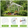 10PCS Polycarbonate Sheets Greenhouse 4mm Thick Roof Panel Twinwall UV Protect