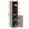 Priano Freestanding Bathroom Cabinet Unit Grey Vanity Cupboard Storage Unit