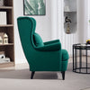 Wingback Chair, Modern Accent Chair for Living Room Bedroom, Green