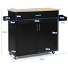 Kitchen Island Storage Trolley Rolling Cart Shelves Cupboard Cabinet Drawer Home