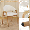 COSTWAY Modern Dining Chair Set of 2 Kitchen Chair w/Padded Seat